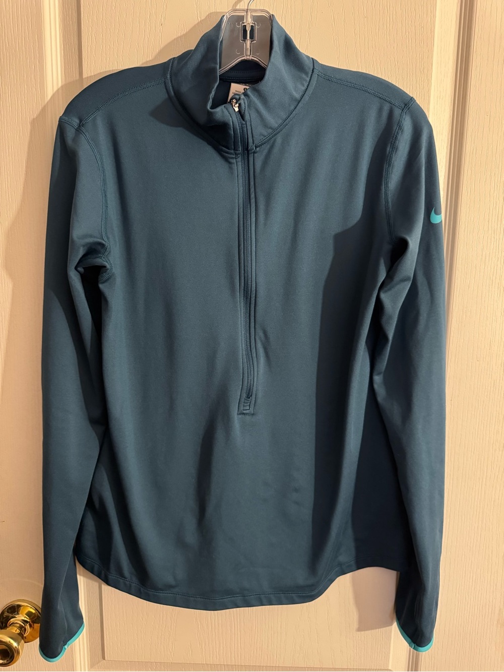 Nike Women’s Dark Teal Half-Zip Performance Pullover Jacket